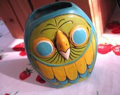 Trendz Vintage Ceramic Owl Planter 1960's
