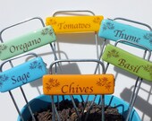 Housewarming Present, Glass Garden Markers, set of 6