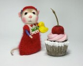 Dressed Mouse/Bunny Class  Needle Felting Class to create BOTH the Bunny and Mouse By Barby Anderson (Kit Available and sold separately)