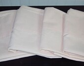 Vintage Set of 4 Pink Pillowcases