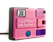 Vintage Camera Retro Hyper 1980's Pink Le Clic