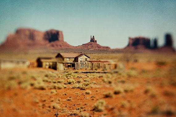 Monument Valley,tilt-shift landscape photography,film colors,travel photography,desert,surreal print,navajo,tribal,native american