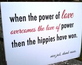 Funny  inspiring card - the power of love - WG602
