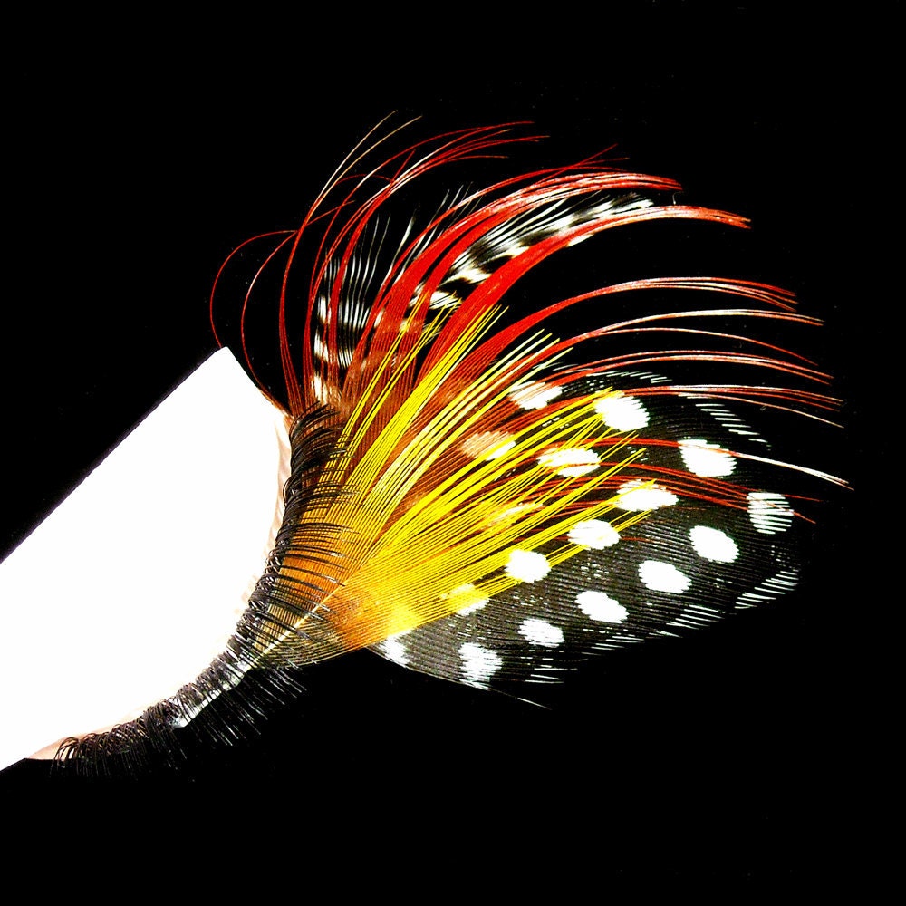 Feather Eyelashes - Fire Fairy