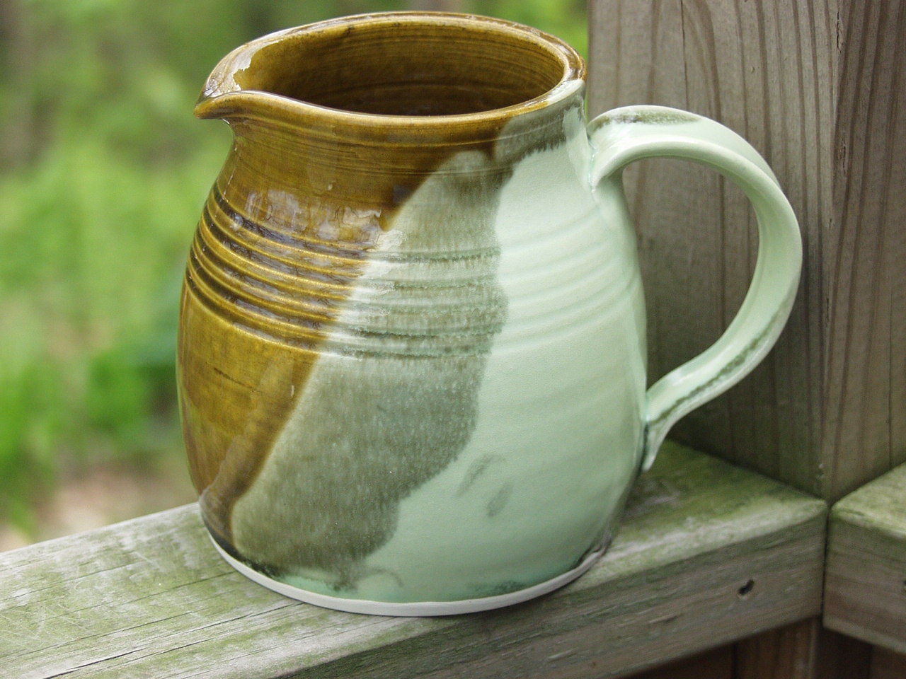 Small Pitcher Decanter Vase Utensil Holder Ready to Ship
