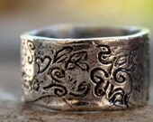 NEW Sterling Silver Peace, Love, Give Ring
