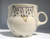 Handmade Coffee Cup- Owl Mug