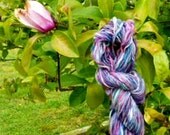Handspun Yarn, Wool Yarn, Lilac, 128 yards, 7wpi, Worsted Weight
