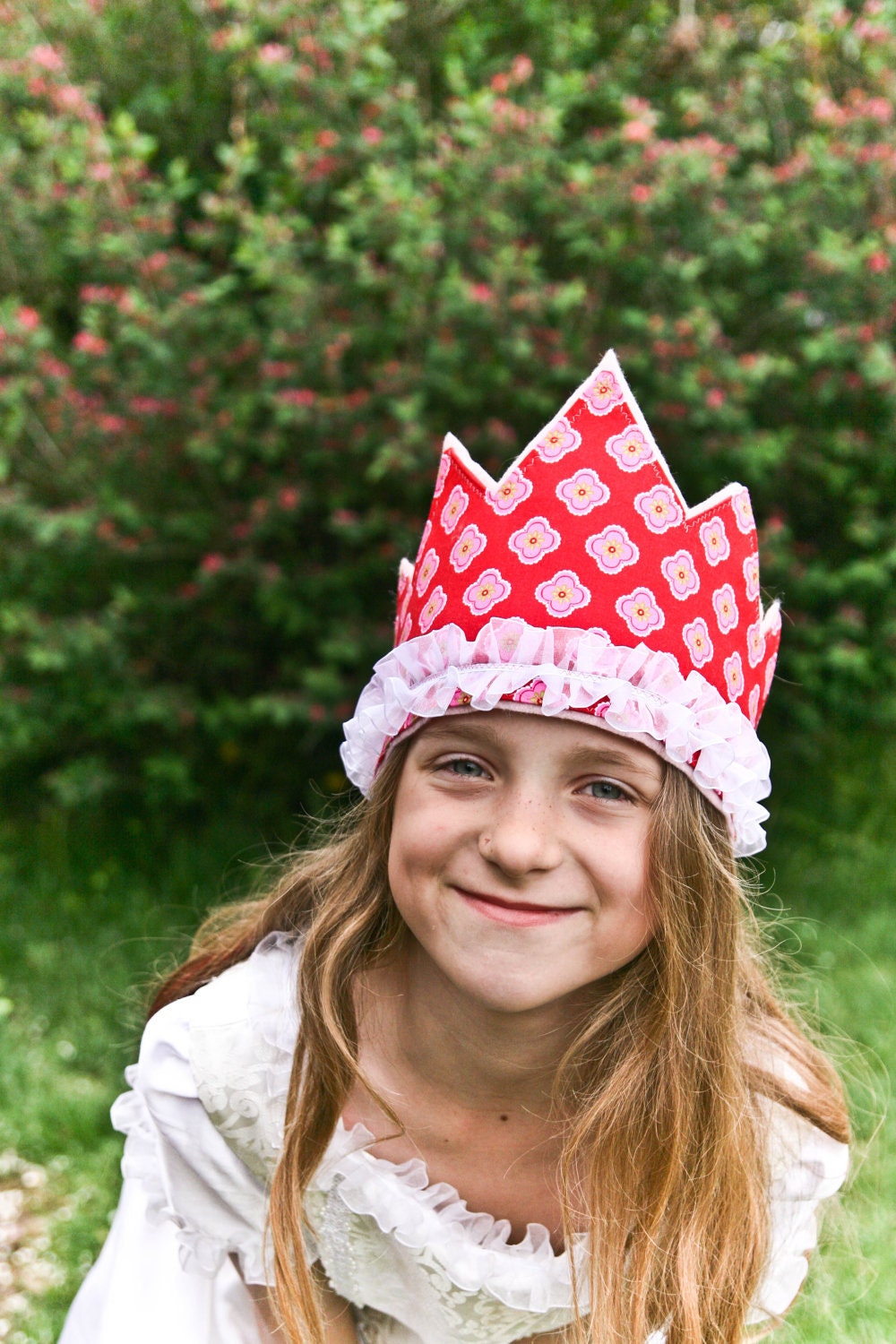 Birthday Party Crown - Pink and Red Il_170x135
