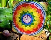 CUSTOM Large Mayan Galactic Birthday CardArt