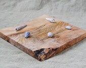 Organic Wood Serving Tray 598, Ready to Ship
