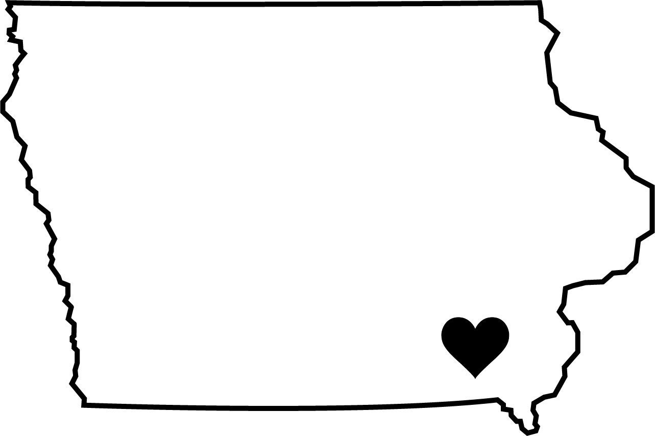 Personalized State Hometown Sticker