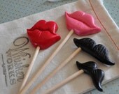 Miniature Mustaches and Lips Props - Set of 4 Il_170x135