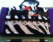 Purple and Zebra Bling Billfold