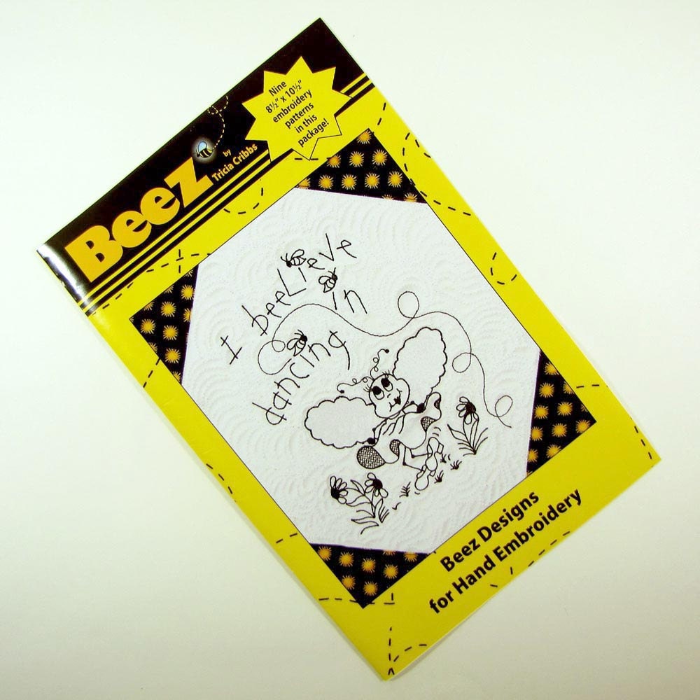 Beez Designs for Hand Embroidery Pattern by Friend Folks