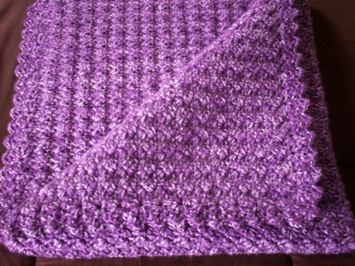 Pretty and Puffy Baby Afghan