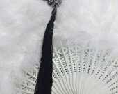 Tasseled Cameo hairclip