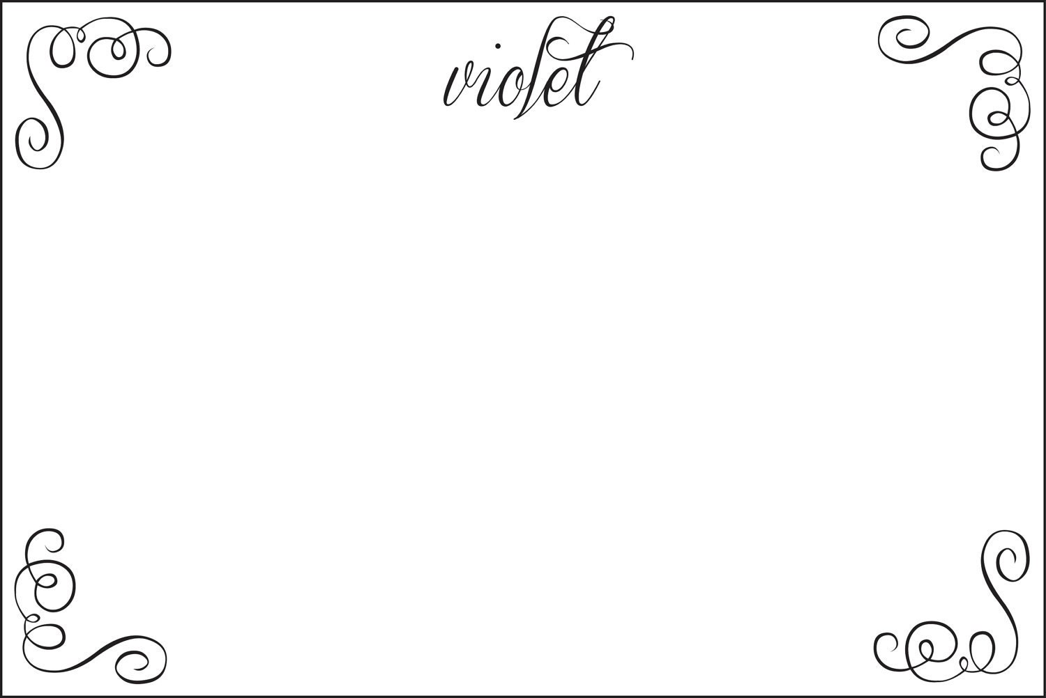 Custom Single Use Placemats