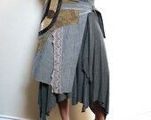 Denim apron with pocket - KA162 Medium