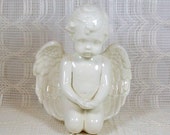 Ceramic Cherub Kneeling
