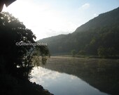 Morning River Fog Fine Art Photography Print Glossy