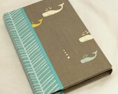 Kindle Touch Case, Kindle Classic, Kindle 3 Case - Hardcover Book Style, Birch StoryBoek Whale Watch,  Magnet Close Personalize