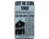 Back to the Future Save the Clock tower iPhone 4/ 4s Case Rubber Case