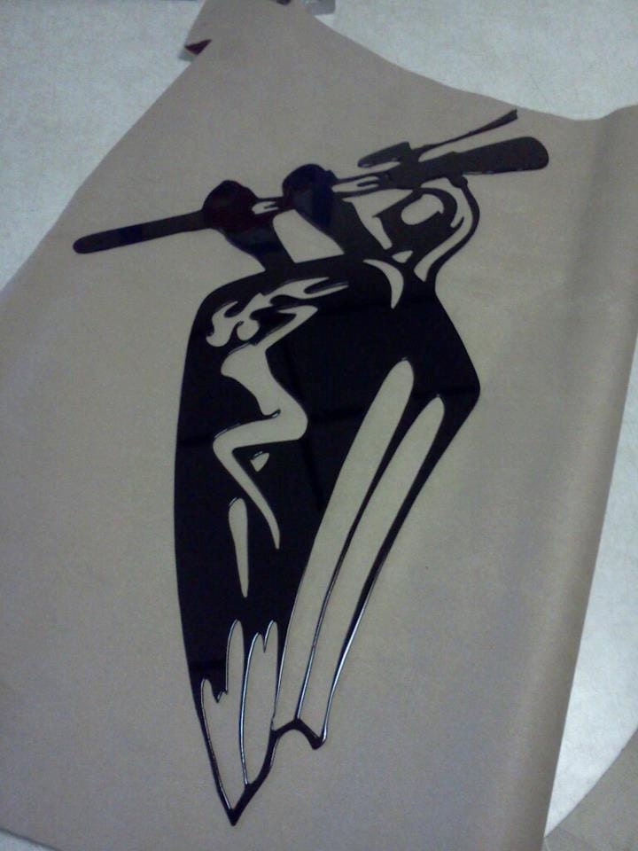 Steel Motorcycle Silhouette Wall Art