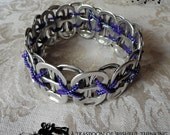 Pop Tab Bracelet - Purple