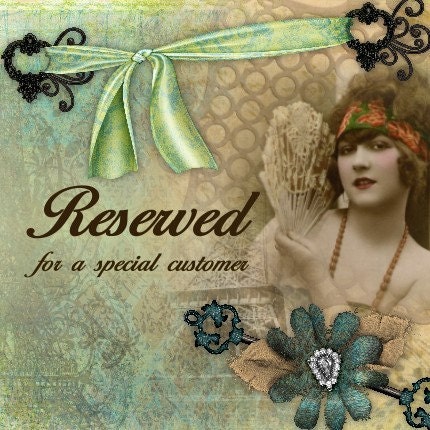 This is a reserved listing for kirrazoe