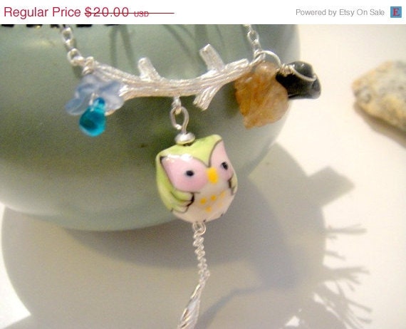 MothersDaySale For the Love of an Owl(owl necklace)