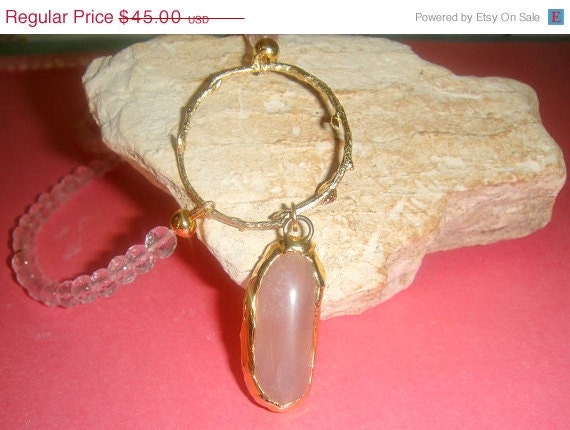 MothersDaySale For the Love of the Love Stone                    (Rose Quartz Necklace)