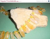 MothersDaySale For the Love of Molly             (Citrine Necklace)