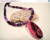 MothersDaySale Protect Yourself from Bad Dreams          (Purple Agate Necklace)