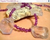 MothersDaySale Rose De France               (Amethyst Necklace)