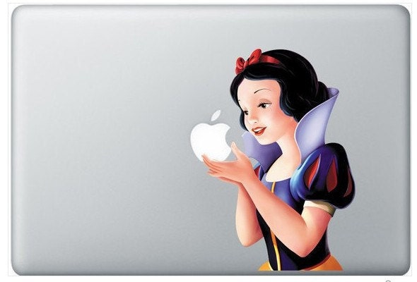 Colorful snow white macbook decal macbook stickers ipad decal sticker skin