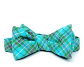 FORAGE sample sale. bow tie / teal