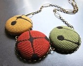 Textile Statement Necklace