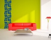 Wall Decals Mod Flower Pattern -  Vinyl Wall Sticker Art