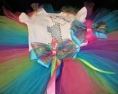 Tutti Frutti BLING Birthday Tutu Set--Colorful and Unique