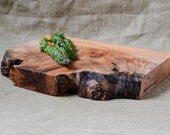 Serving Board, Extra Thick with a Natural Wood Edge 603, Ready to Ship