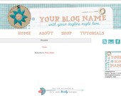 The Handmade Life- Premade Blog Design for Blogger Blogs