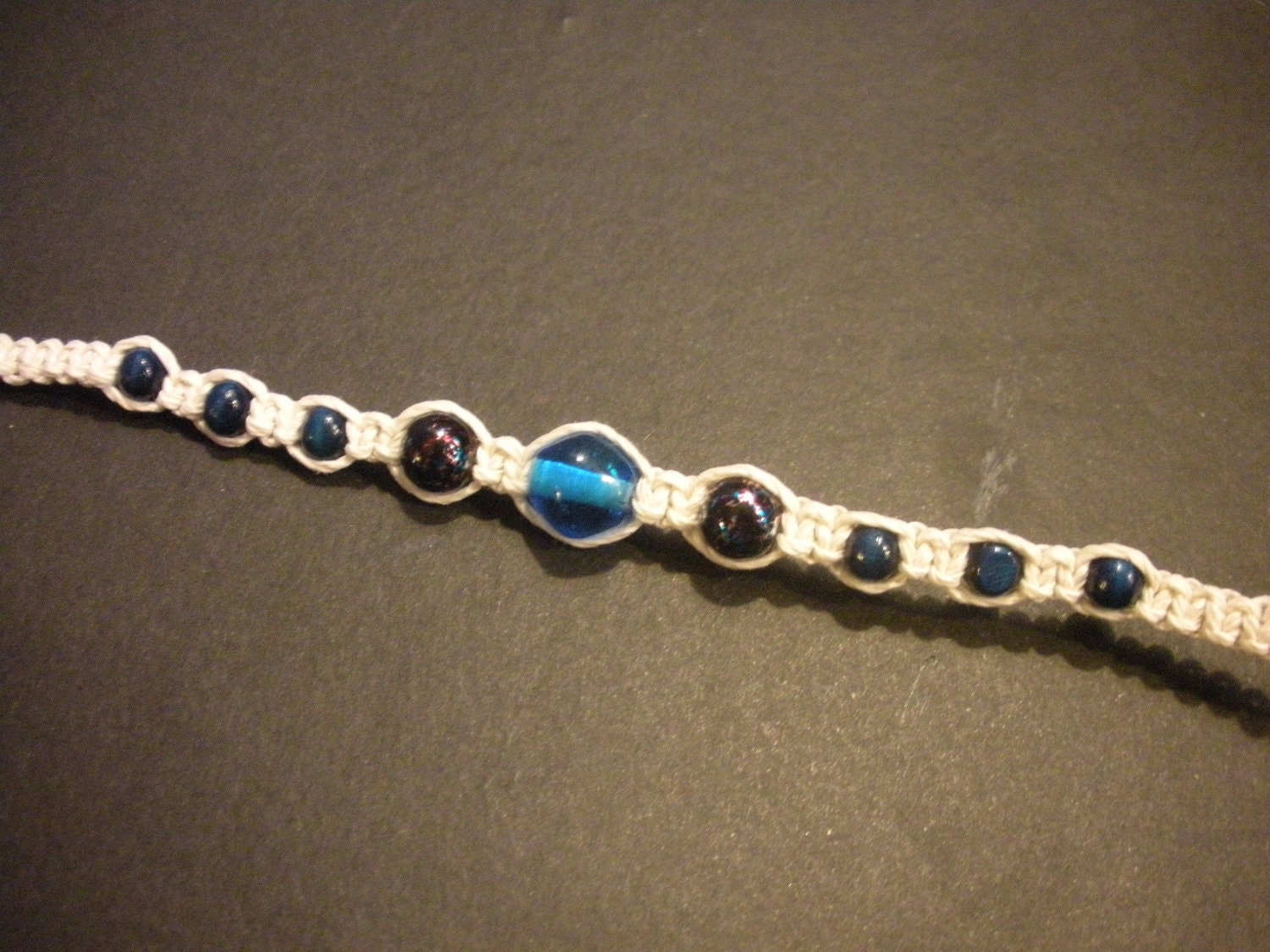 Blue Skies Hemp Bracelet