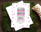 Confetti Wedding Invitation