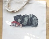 Huntress Cotton Tote Bag