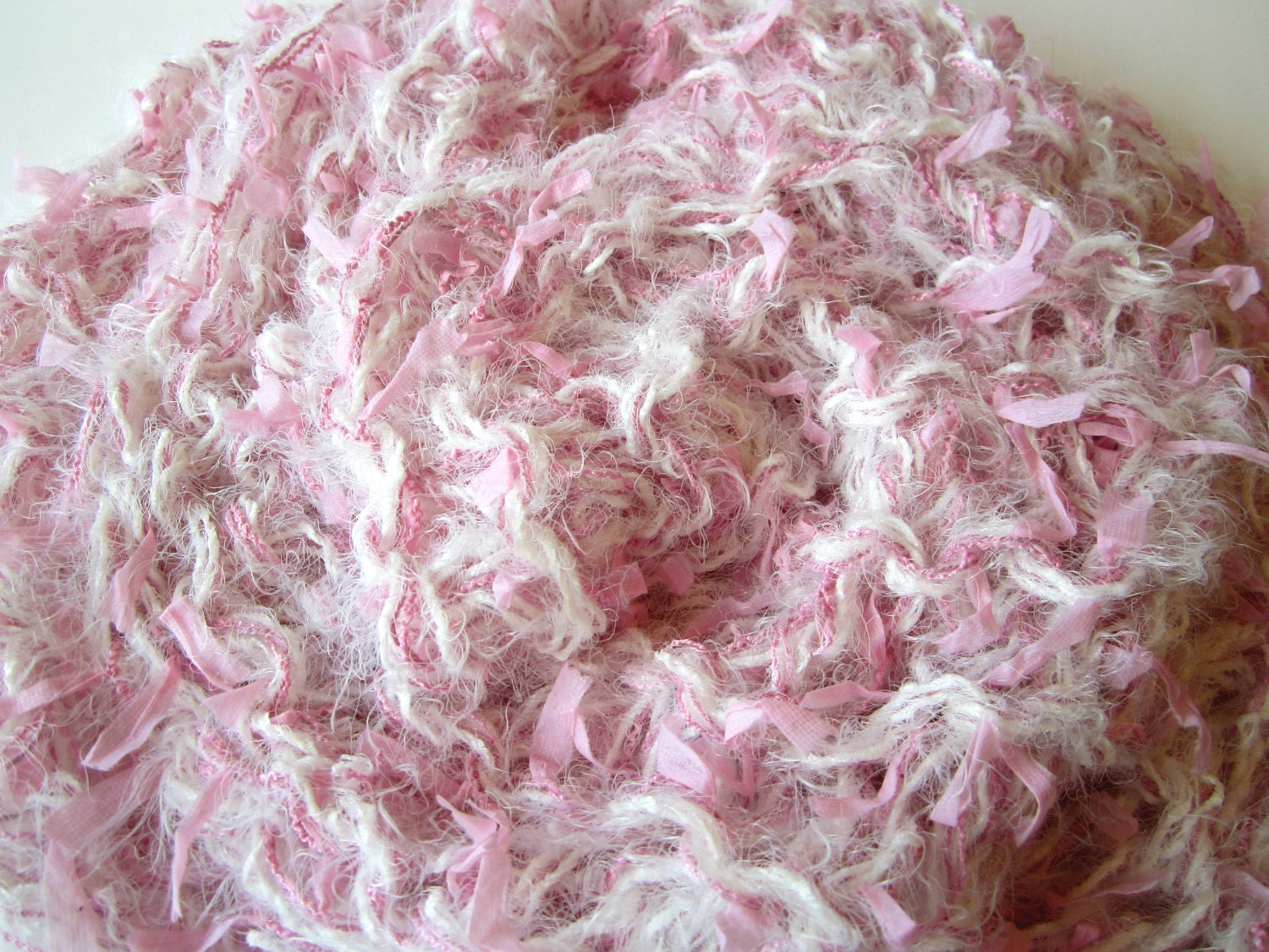 Pink and White baby wrap, blanket, nest photo prop