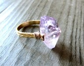 Sweet Oblivion Lavender Amethyst Cocktail Ring