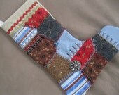 My Cowboy Holiday Stocking OOAK