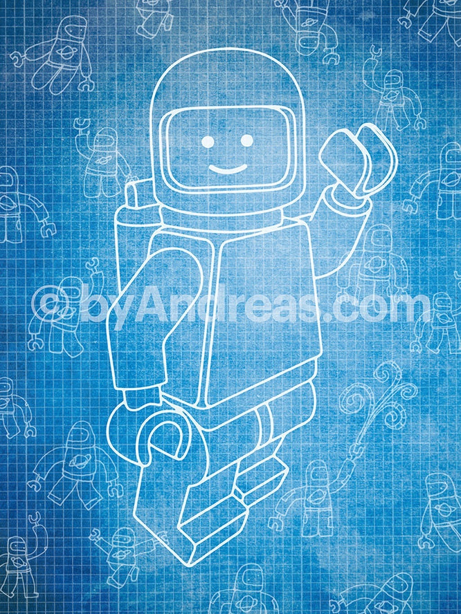9x12" Hello Spaceboy Custom Color (Color Print)
