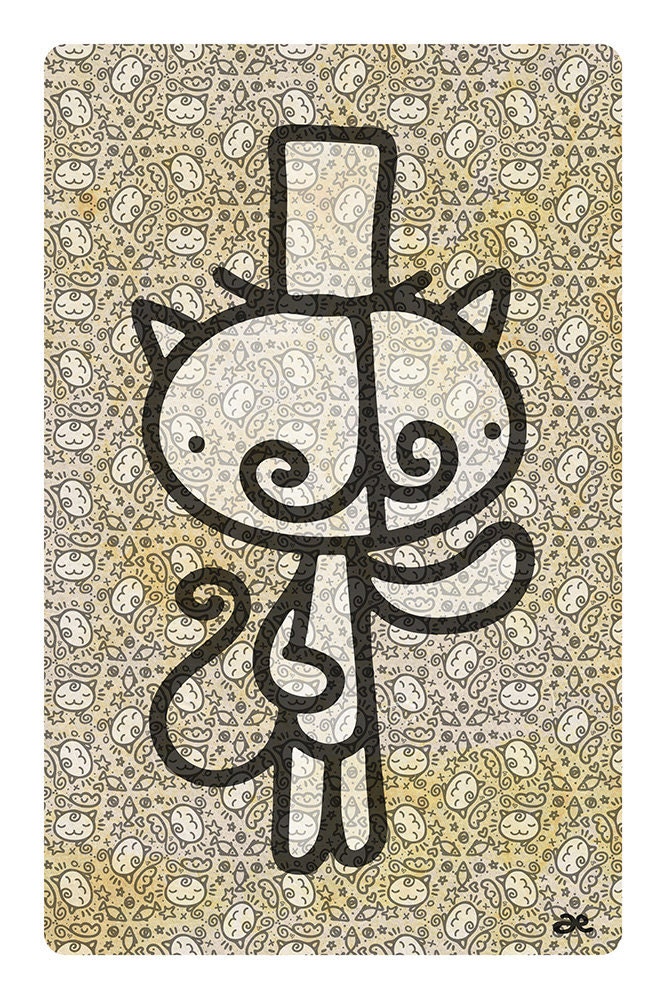 20x30" Cat in a Hat (Poster)
